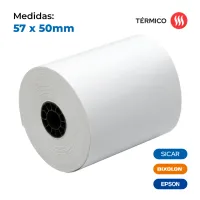 Papel térmico 57 mm × 60 mm